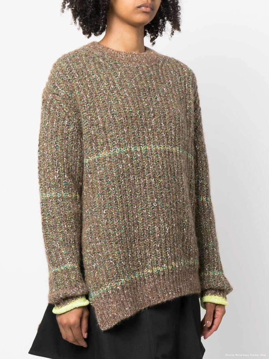 Affordable wool-cotton McCartney blend Stella jumper melange-effect Women 0709